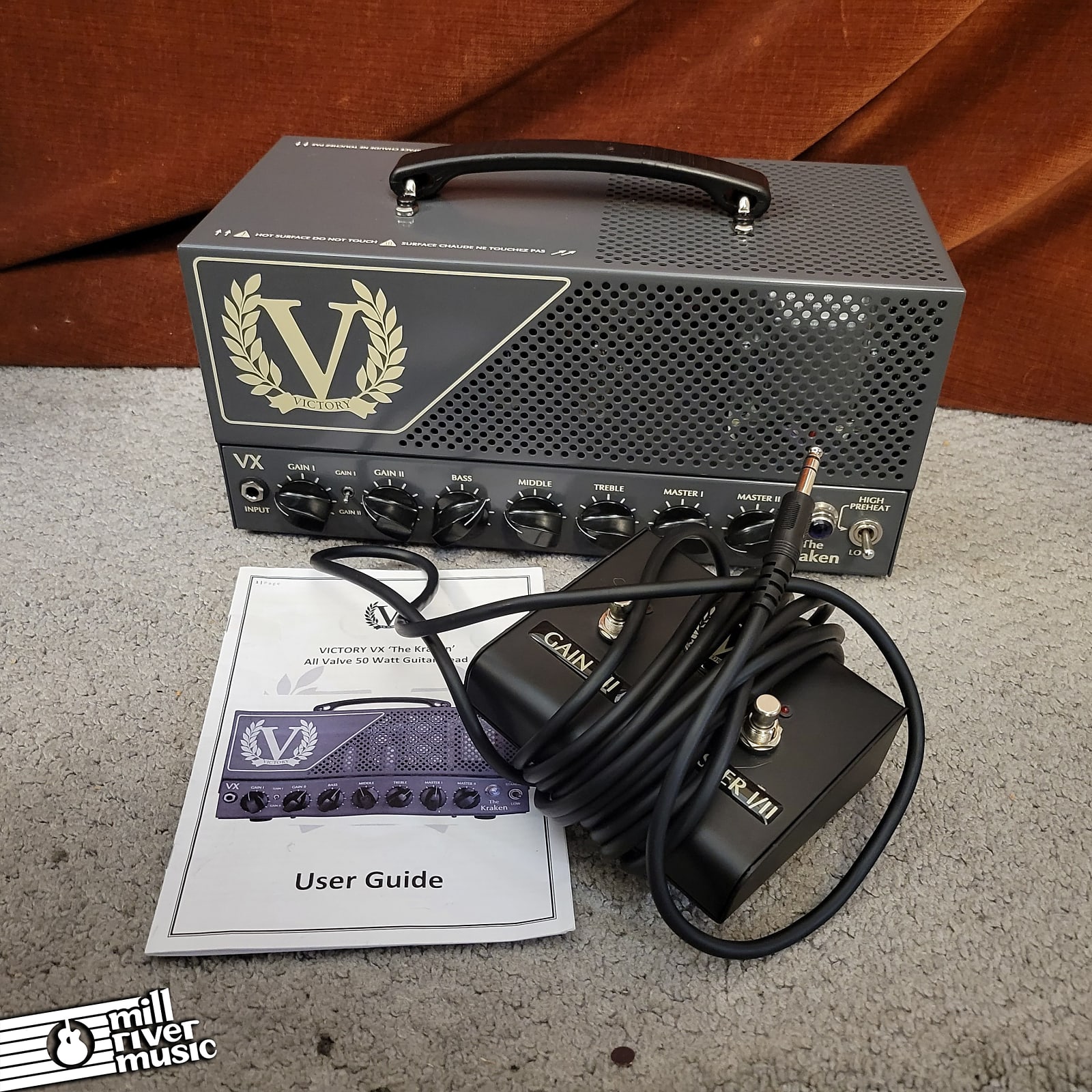 Victory VX The Kraken Compact Series 50W Guitar Amp Head w/ Bag Used