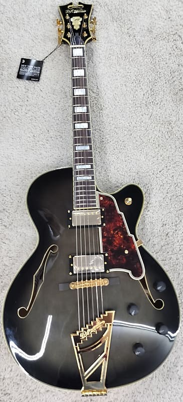 D'ANGELICO Excel DH 6 String Grey Black Finish electric guitar #DAEDHGRBGT #1 image 1