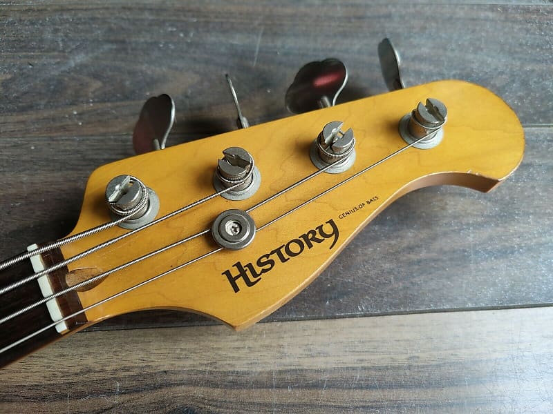 2003 History (Fujigen) Japan ZJ-CFS Jazz Bass (Sunburst