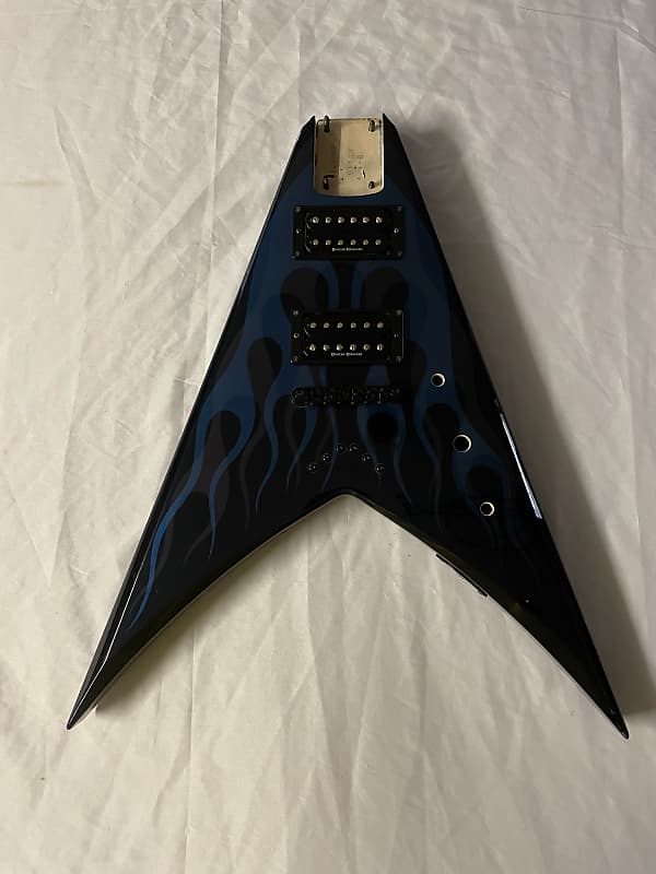 Jackson KVX-10 King V Electric Guitar Body *RARE* 2007 Ghost Jackson KVX-10 King V Electric Guitar Body *RARE* 2007 Ghost