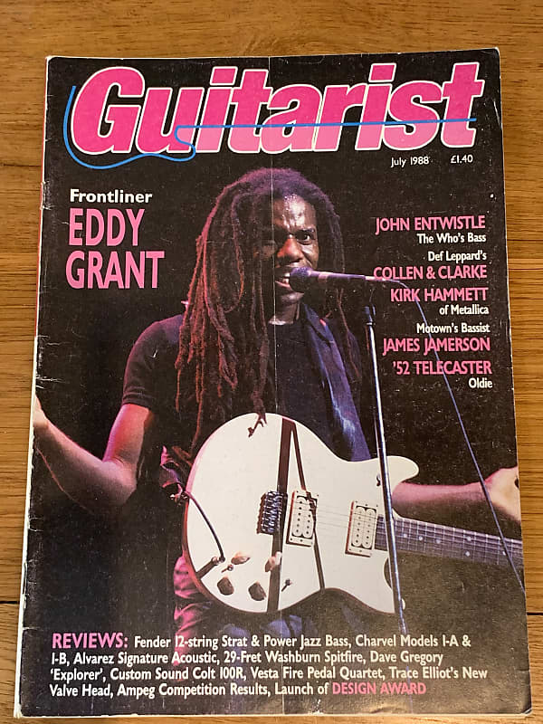 Guitarist Magazine July Edition 1988 Pink | Reverb