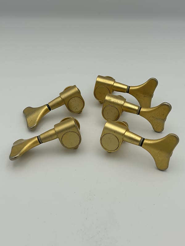 Schecter Satin Gold Bass Tuning Machines 5 String Reverb
