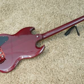 Video 1993 Gibson Headless SG Standard Red Reverb