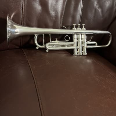 Getzen Eterna 700S Bb Trumpet SN P-13689 (Silver plated) image 4