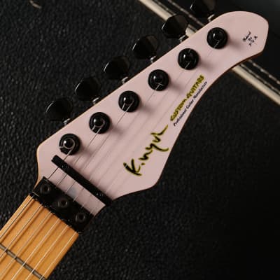 K.Nyui Custom Guitars Custom PST SSH 1987 - Trans Pink White image 5