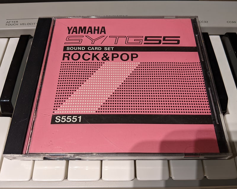 Yamaha SY/TG55 Rock & Pop Sound Card Set