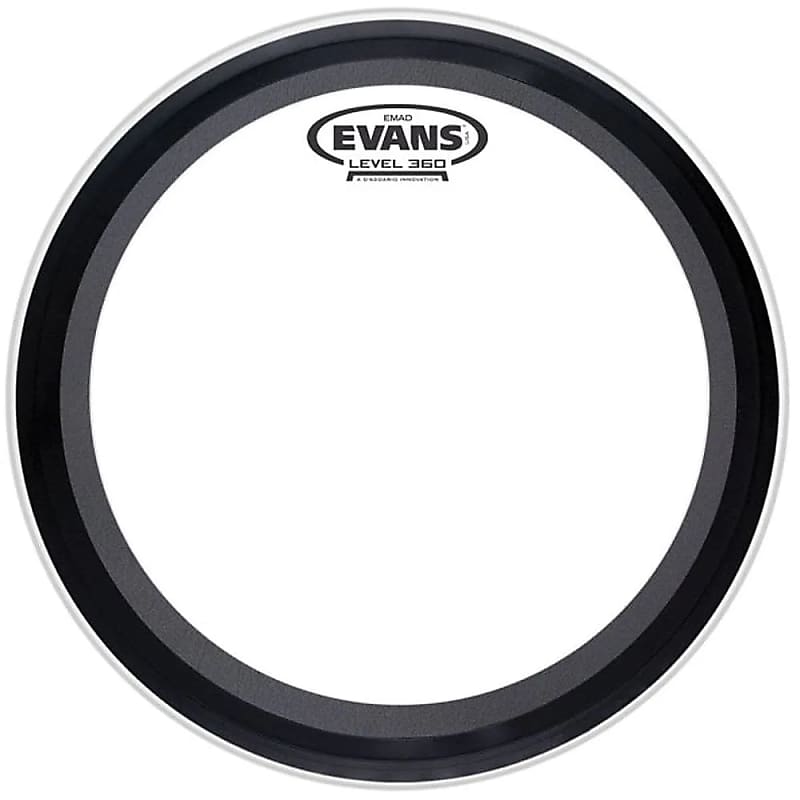 Evans BD26EMADCW EMAD Coated White Bass Drum Head - 26" image 1
