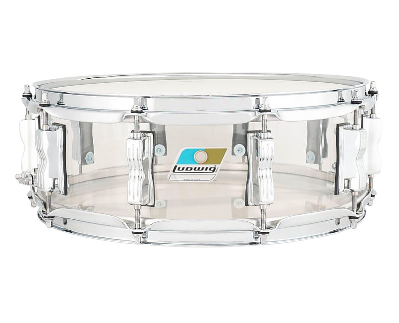 ludwig vistalite snare drum