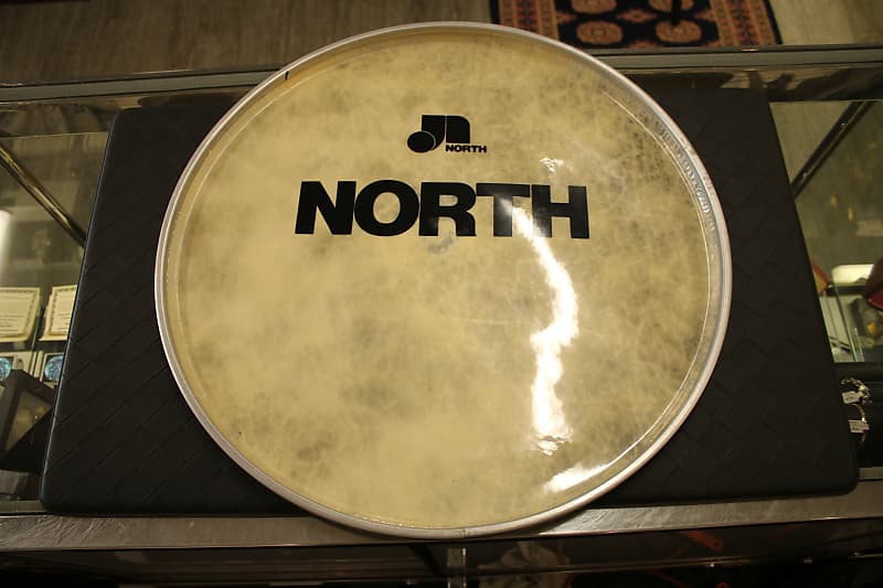 Original Vintage North Drums 22" Bass / Kick Drum Head image 1