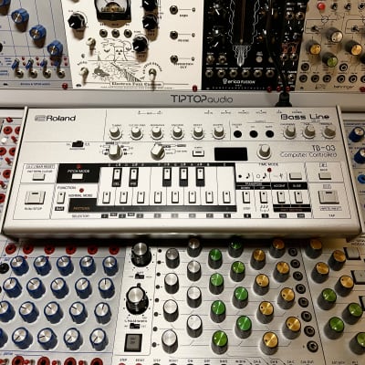 Roland TB-03 Boutique Series Synthesizer Module Bass Line Synthesizer 2016 - Present - Silver