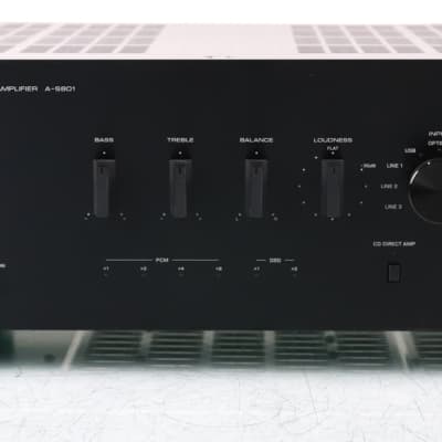Yamaha A-S801 Stereo Integrated Amplifier; AS801; Remote; MM Yamaha A-S801 Stereo Integrated Amplifier; AS801; Remote; MM