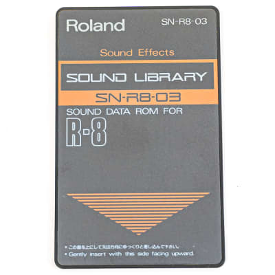 Roland SN-R8-03 Sound Effects Sound Library Sound Data Rom for R-8