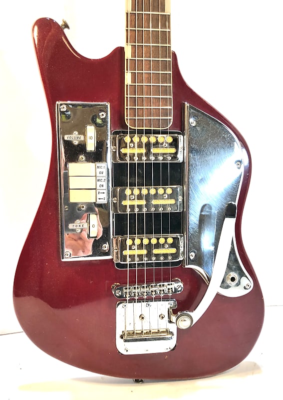 Teisco goldfoil electric guitar with Mojotone pickups Zim