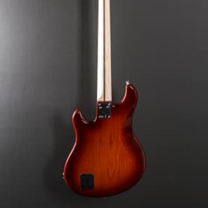Fender  Standard Dimension VI Bass Aged Cherry Burst image 5