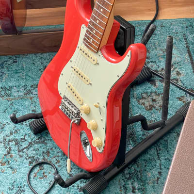 Fender Fender Player Limited Edition Upgraded Stratocaster 2022 Fiesta Red image 1