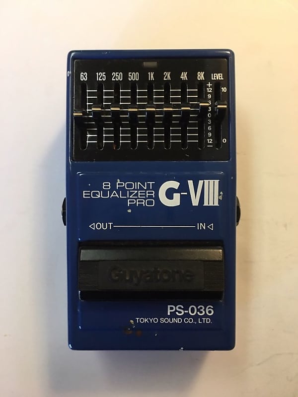 Guyatone PS-036 G-VIII 8-Point Equalizer Pro Rare Vintage | Reverb UK