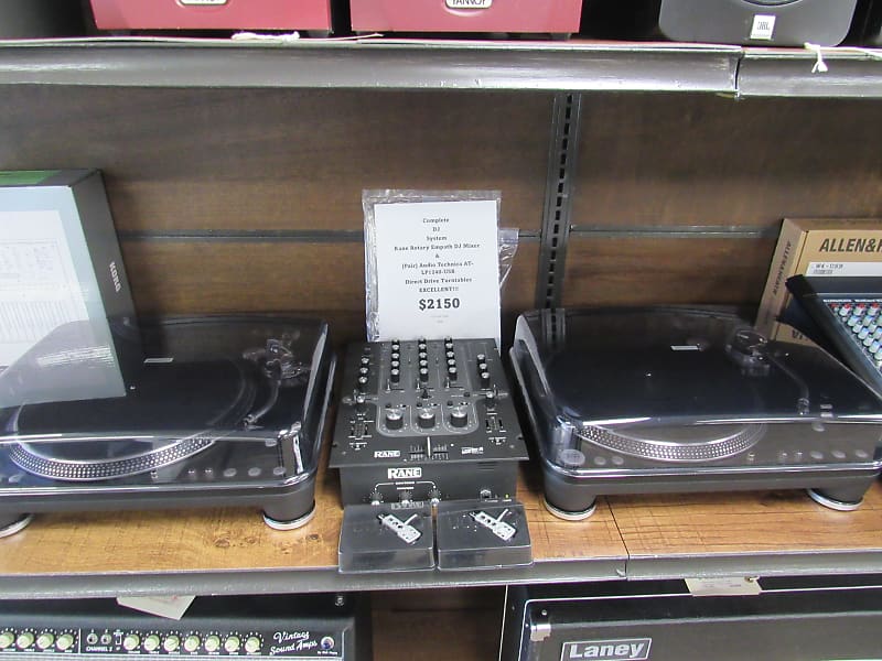 Two AudioTechnica ATLP1240USB & Rane Rotary Empath Mixer Reverb