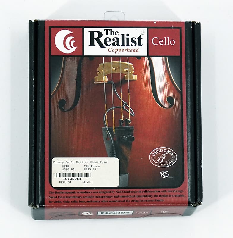 Realist RLSTC1 Copperhead Cello Pickup Reverb