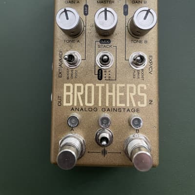 Chase Bliss Audio Brothers Analog Gain Stage 2017 - 2018 - Gold image 11