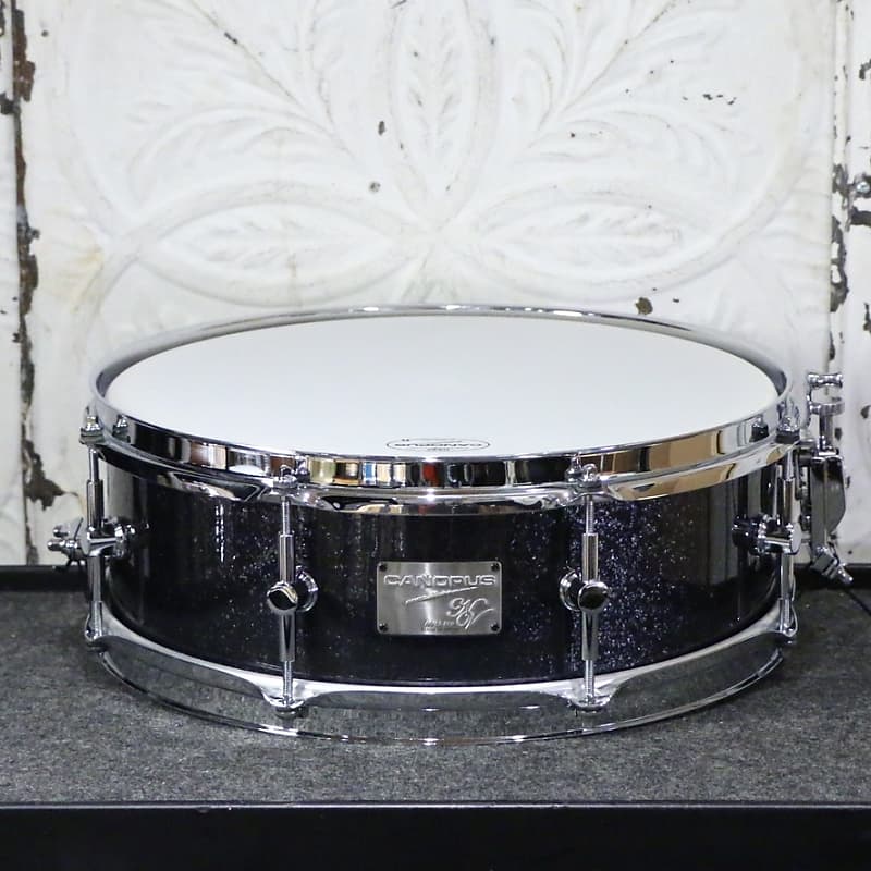 Canopus NV60-M2 Snare Drum 14X5in - Black Sparkle