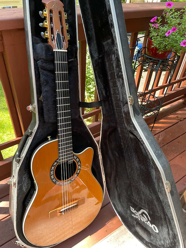 ギター ovation 1863 classic Ovation 1863 Classical Acoustic Electric Guitar (Carle Place