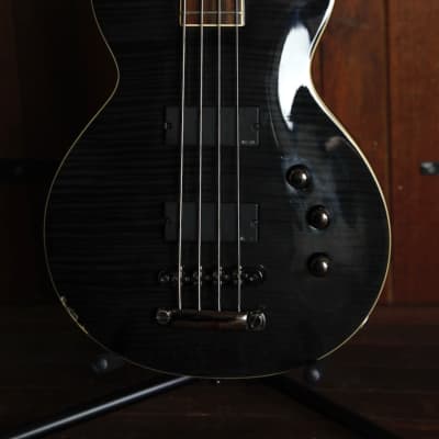 LTD EC-414FM Bass Guitar Transparent Black Pre-Owned for sale