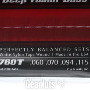 La Bella 760T Deep Talkin' Bass White Nylon Tapewound Bass Guitar Strings - .060-.115 Standard image 3