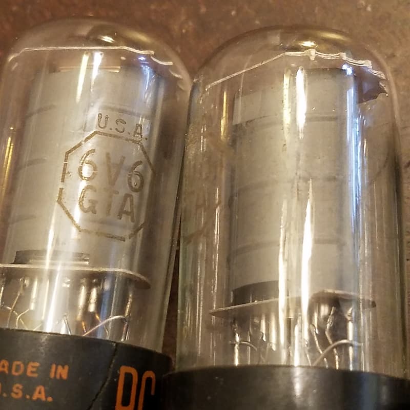 RCA Pair (2) 6V6GT Beam Power AT1000 TESTED Vacuum Tube 6V6 Audio