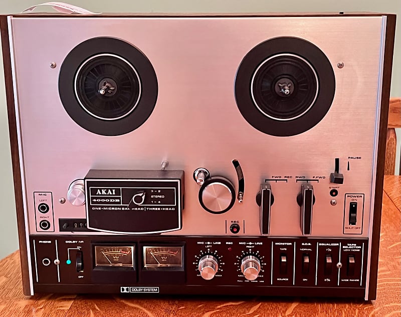 Akai Vintage 4000DB Stereo Reel to Reel Tape Deck Recorder