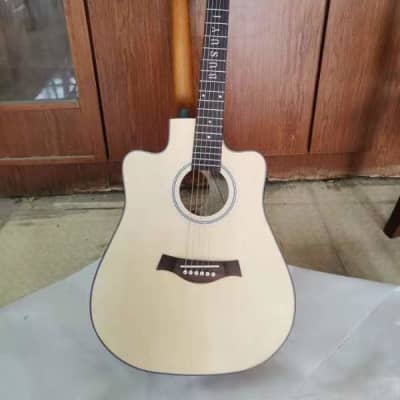 6 String / 6 String Acoustic Electric, Double Sided Busuyi Double Neck Guitar image 1