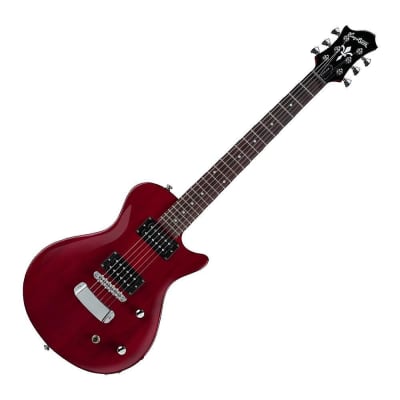 Hagstrom Ultra Swede ESN - Wild Cherry Transparent for sale