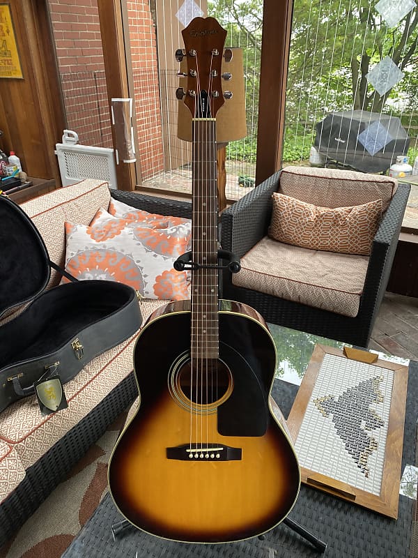 Epiphone AJ-15 VSB 2000s - Sunburst | Reverb
