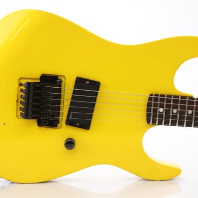 1980s BC Rich Gunslinger Prototype Yellow Guitar Vivian Campbell? #47221 image 2