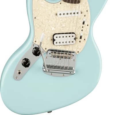 Fender Kurt Cobain Jag-Stang Electric Guitar. Left-Hand, Rosewood Fingerboard, Sonic Blue image 5