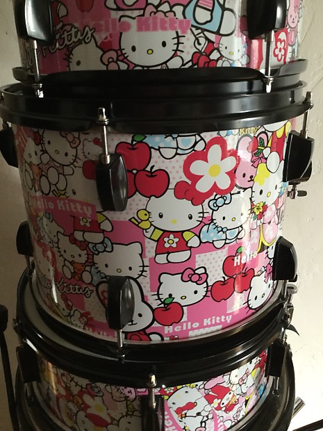 Hello kitty 2025 drum kit