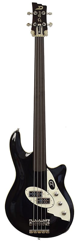 Duesenberg D-Bass Fretless Black image 1