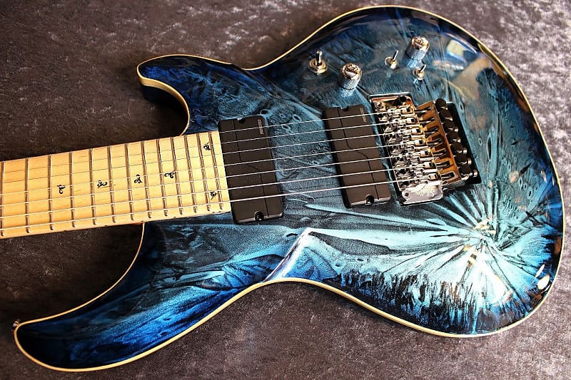 G-Life Guitars G-Phoenix Custom Ⅶ Stardust Blue Moon [7 string 