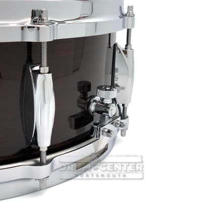 Gretsch USA Custom Snare Drum 14x5.5 8-Lug Dark Walnut Gloss w/Micro-Sensitive Strainer image 6