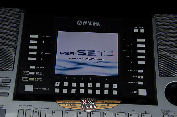 Yamaha PSR-S910 Digital Workstation Keyboard for parts or