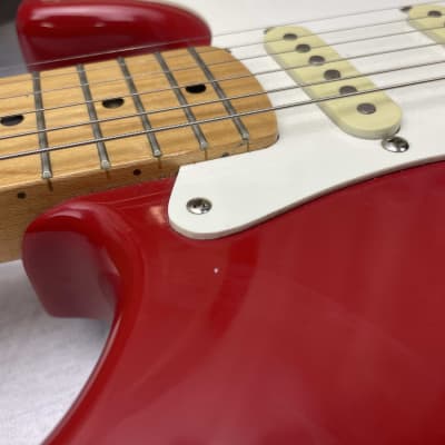 Squier Stratocaster by Fender - MIK Made in Korea 1990s - Torino Red / Maple neck image 13