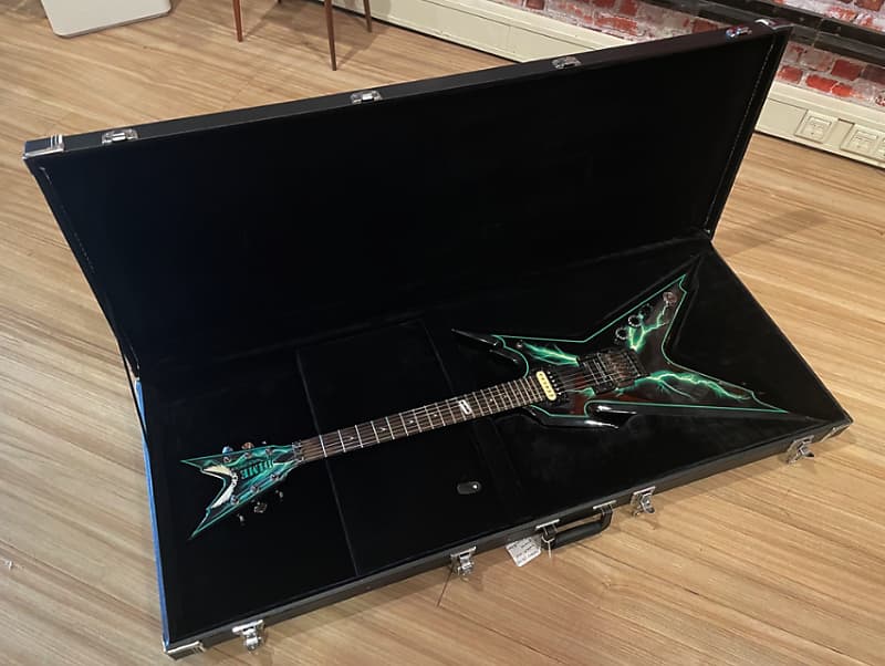 Dean Razorback Slimebolt Green Lightning 2009 | Reverb Australia