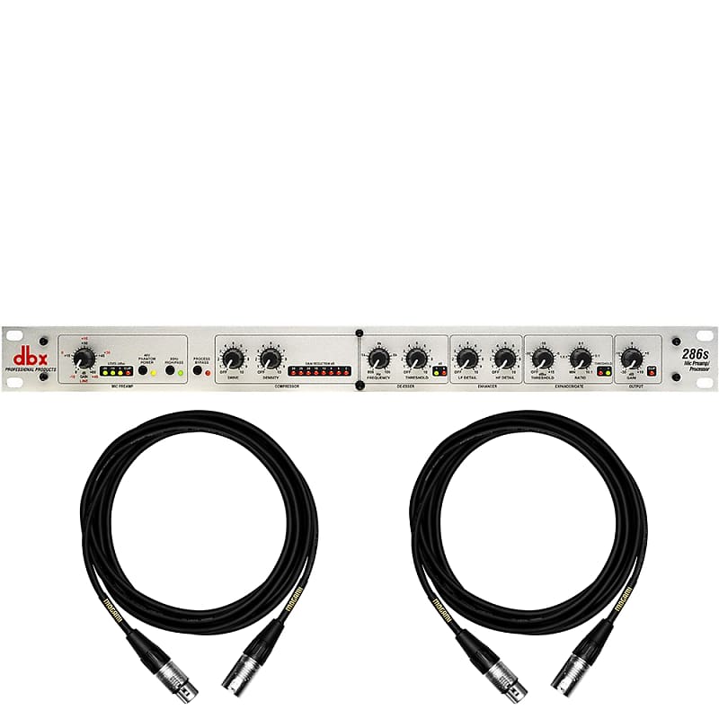 dbx 286s Microphone Preamp/Channel Strip w/ Mogami CorePlus Reverb