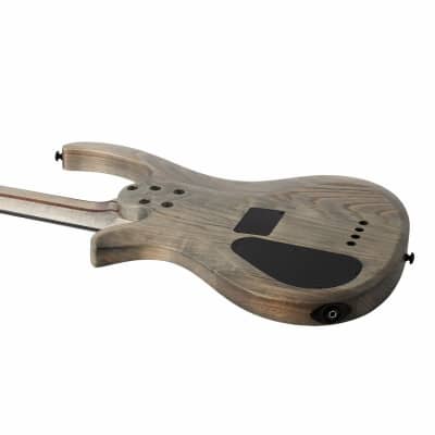 Schecter Riot-4 Bass 4-String Left-Hand Guitar (Aurora Burst) image 7