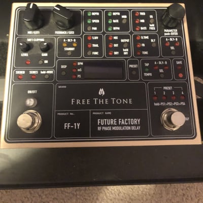 Free The Tone Future Factory FF-1Y-K Ken Signature Model Gold | Reverb