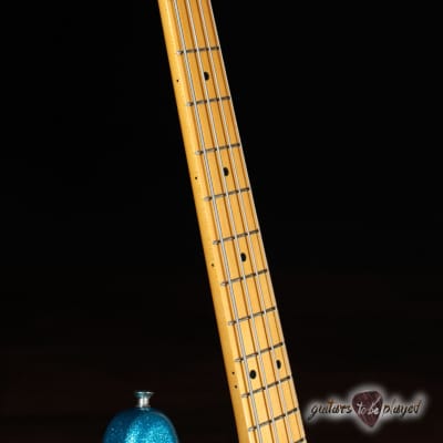 2012 Fender MIJ Steve Harris Signature P-Bass – Royal Blue Metallic image 6