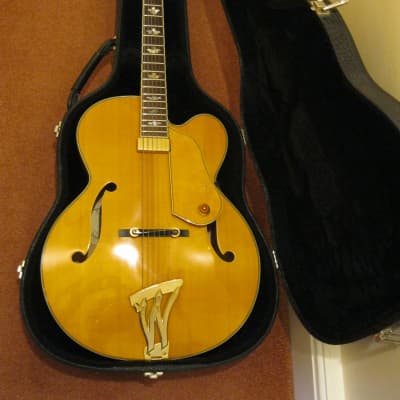 Washburn J-10 Orleans 1997 Spruce/Flamed Sycamore 17" Deep-Bodied  Archtop Jazz Electric Guitar Rare image 13