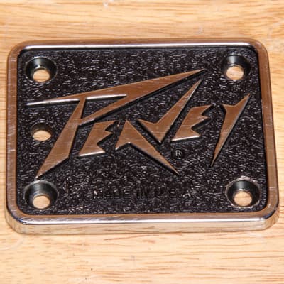 Peavey T-60 Electric Guitar Vintage Neck Back Plate T-40 Bass Neckplate image 1