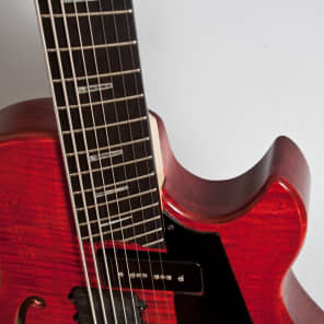 Wes Lambe 8GT 2013 - Novax-style Charlie Hunter 8 String Fanned Fret Dual Output Hollow Guitar/Bass image 19