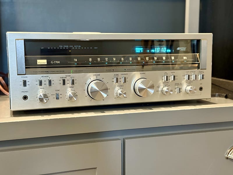 Sansui G-7700 120wpc AM/FM vintage stereo receiver. SERVICED!  			