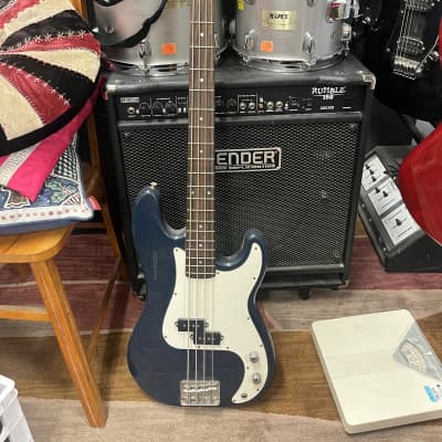Vantage P-Style Bass Guitar - Blue for sale
